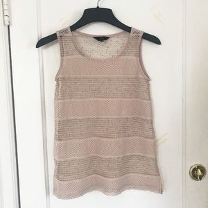 Jack by BB Dakota Sparkly Mesh Tank